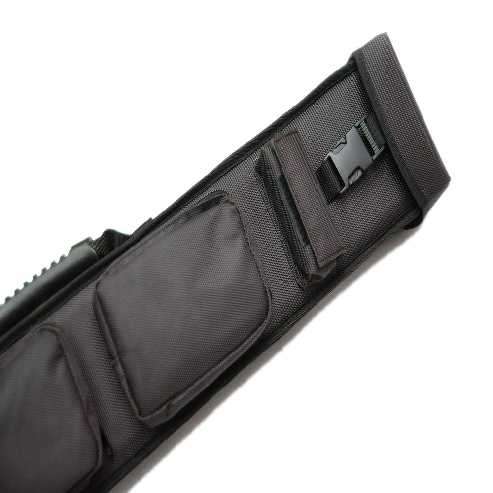 2x2/2x4 Professional Pool Cue Case 2butts 2shafts/2butts 4shafts Carry Billiard Pool Cue Stick Case (2x5-Brown)