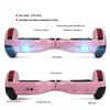 FLYING-ANT Self Balance Scooter 6.5" with Speaker and LED Lights Red view 2