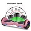 FLYING-ANT Self Balance Scooter 6.5" with Speaker and LED Lights Red view 3