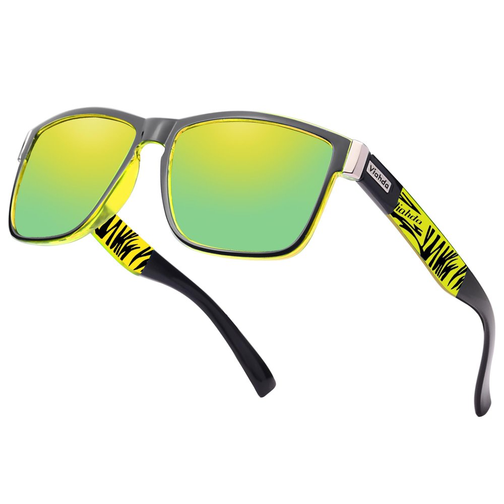VIAHDA Polarized Sports Sunglasses for Man Cycling Running Fishing Golf Sun glasses Women HD6009