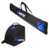 AUMTISC Ski and Boot Bag Combo, Padded Snow Ski Bags for Air Travel Flying, 2 Piece Set Skiing Bag, Adjustable Length Ski Travel Bags for Skis Up to 200cm and Boots Up to Size 13 (Padded, Blue) view 1
