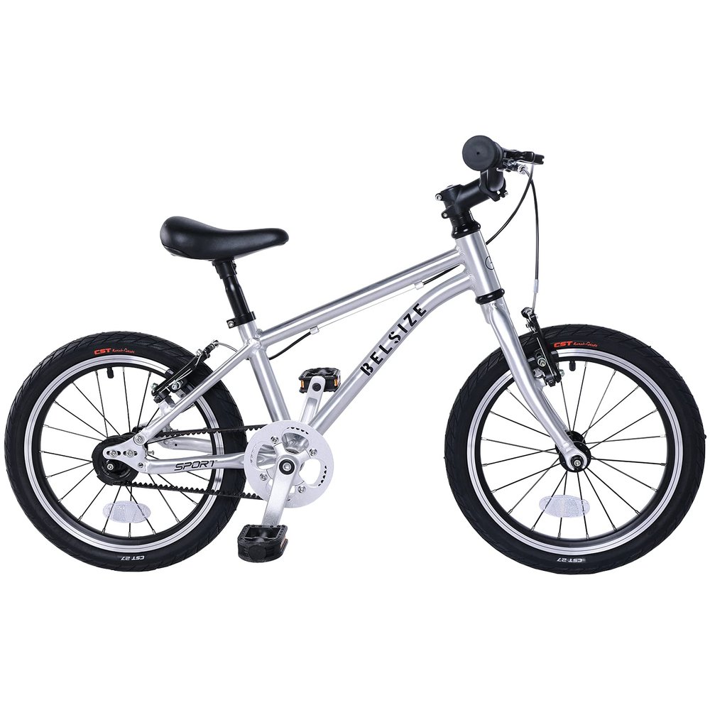 A11N SPORTS BELSIZE 16-Inch Belt-Drive Kid's Bike, Lightweight Aluminium Alloy Bicycle(only 12.57 lbs) for 3-7 Years Old