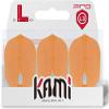 LSTYLE Dart Flights - L3 PRO KAMI Shape - Orange | Set of 3 | for Soft & Steel Tip Darts view 1