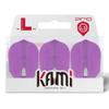 LSTYLE Dart Flights - L3 PRO KAMI Shape - Purple | Set of 3 | for Soft & Steel Tip Darts view 3