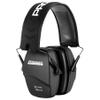 PROHEAR 016 Ear Protection Safety Earmuffs for Shooting, NRR 26dB Noise Reduction Slim Passive Hearing Protector with Low-Profile Earcups, Compact Foldable Ear Defenders for Gun Range, Hunting (Black) view 1