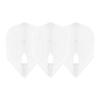 LSTYLE Dart Flights - L3 PRO KAMI Shape - White | Set of 3 | for Soft & Steel Tip Darts view 1