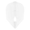 LSTYLE Dart Flights - L3 PRO KAMI Shape - White | Set of 3 | for Soft & Steel Tip Darts view 2