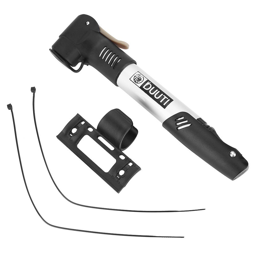 Bike Pump Portable Ball Pump Cycling Tyre Portable Aluminum Alloy Mini Inflator for Bike Compatible with Presta and Schrader