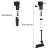 Bike Pump Portable Ball Pump Cycling Tyre Portable Aluminum Alloy Mini Inflator for Bike Compatible with Presta and Schrader view 2