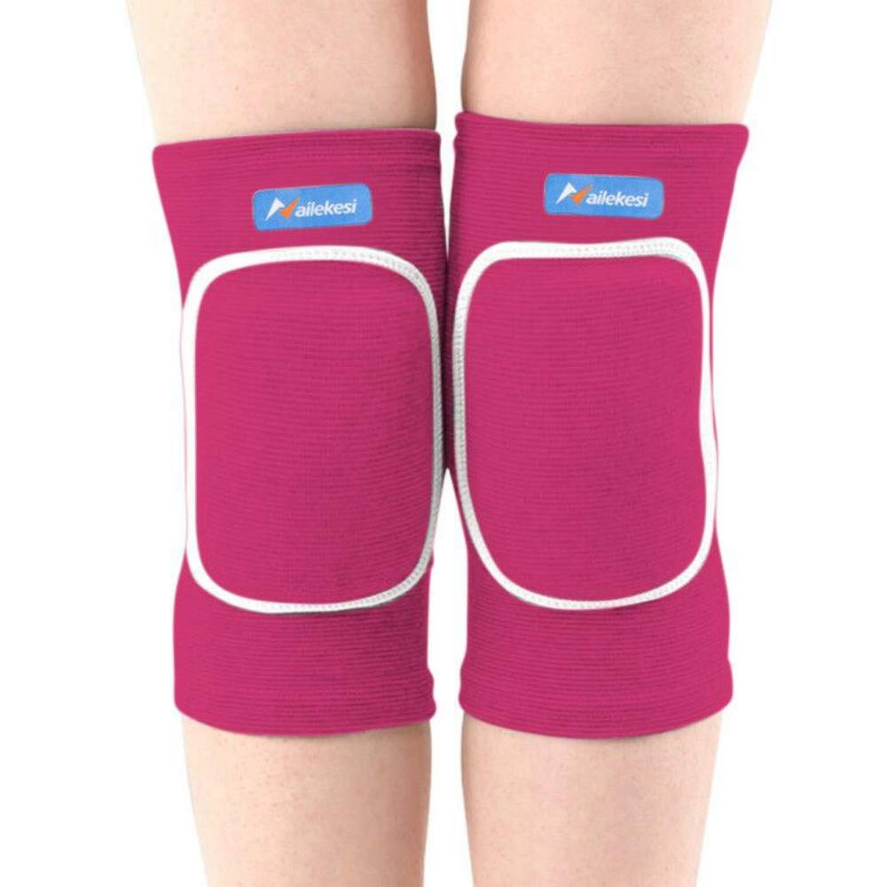 Kids Boys Girls Anti-slip Padded Sponge Protective Knee Pads, Flexible Elastic Knee Brace Knee Support for Dance Football Volleyball Skating Basketball Sports for Teenagers