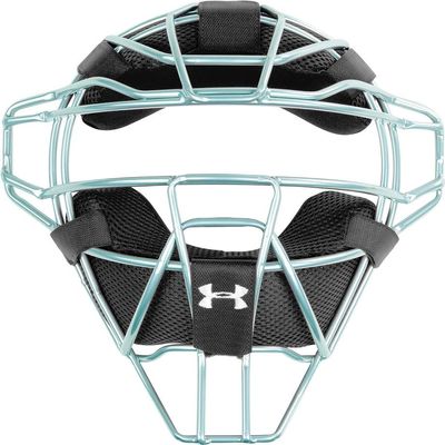 Under Armour UAFM2-LUCBK UA Classic/Traditional Facemask/Silver Cage BK
