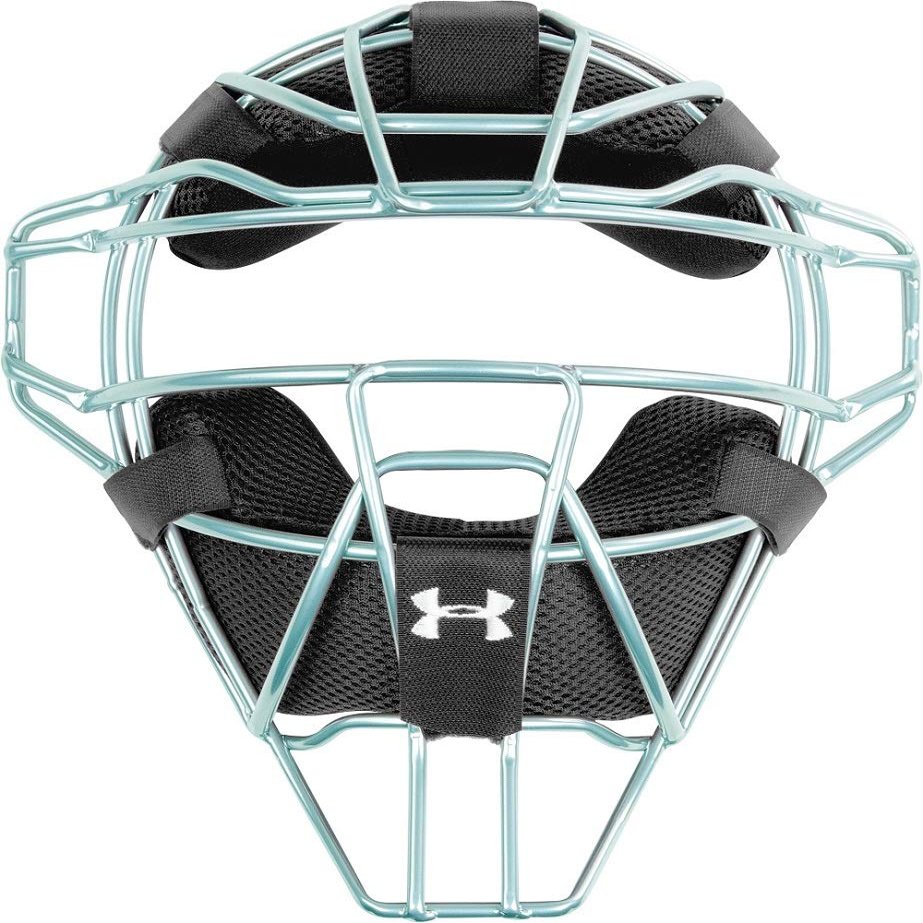Under Armour UAFM2-LUCBK UA Classic/Traditional Facemask/Silver Cage BK