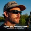 FAGUMA Polarized Sports Sunglasses For Men Cycling Driving Fishing UV400 Protection view 2