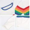 Winter Coat for Baby Girl White Rainbow Sweater Knit Winter Coat for Baby Boy (5T) view 3