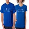 ALLNTRENDS Couple T Shirt Girlfriend Boyfriend Love Friends Gift Matching Outfits (Womens M Mens S, Royal Blue) view 1