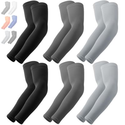 OutdoorEssentials UV Arm Sleeves for Men and Women - Sun Protection Sleeve - Compression Golf Baseball Cooling Tattoo Sleeve