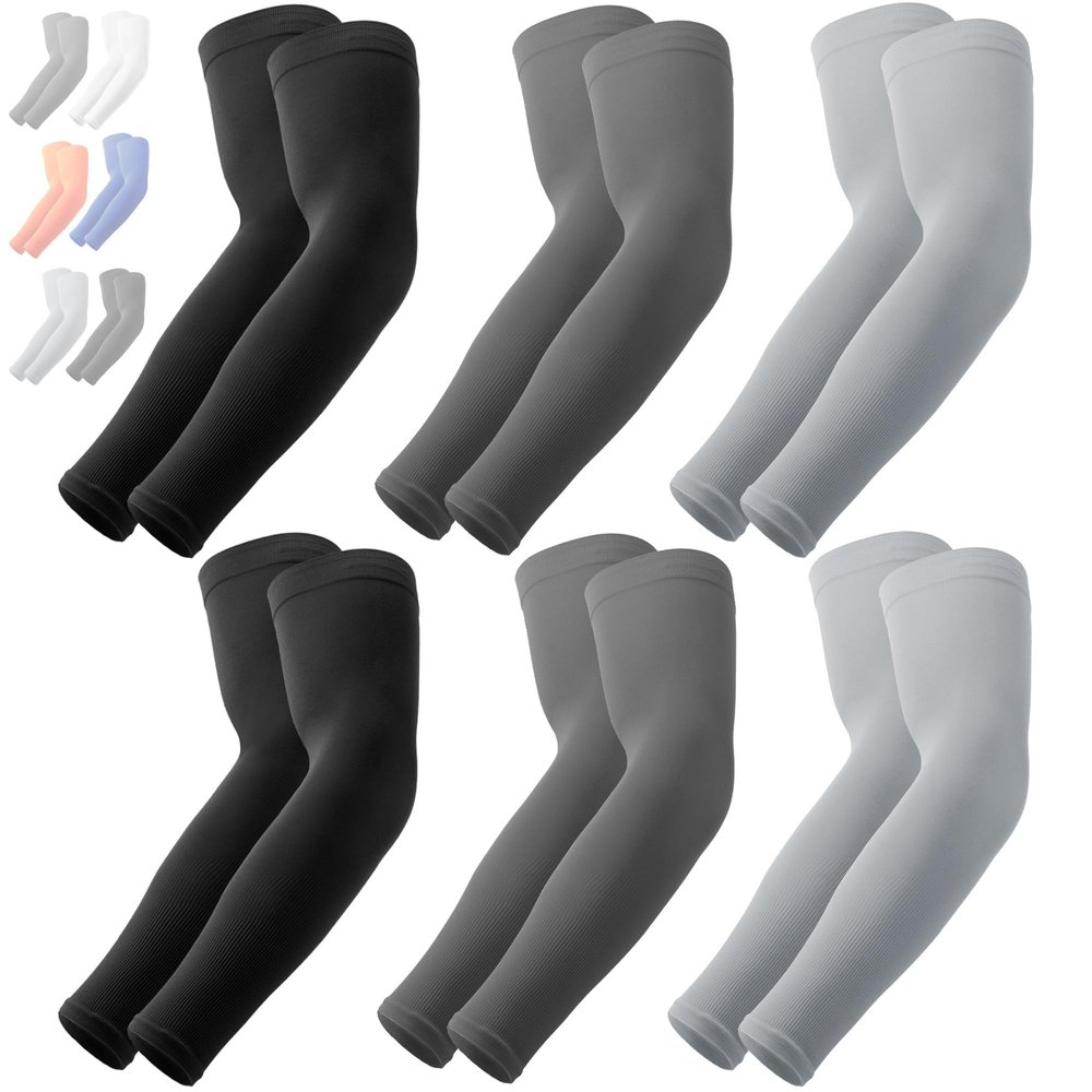 OutdoorEssentials UV Arm Sleeves for Men and Women - Sun Protection Sleeve - Compression Golf Baseball Cooling Tattoo Sleeve