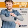 OutdoorEssentials UV Arm Sleeves for Men and Women - Sun Protection Sleeve - Compression Golf Baseball Cooling Tattoo Sleeve view 3