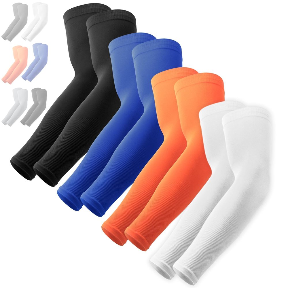 OutdoorEssentials UV Arm Sleeves for Men and Women - Sun Protection Sleeves - Compression, Golf, Baseball, Cooling, Tattoo Arm Sleeve - Mangas Para El Sol Para Hombre