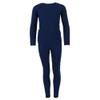 Only Boys Kid's Waffle Thermal Long Underwear 2-Piece Set, 8/10, Navy view 1