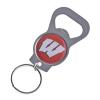 aminco NCAA Wisconsin Badgers Team Lanyard, Bottle Opener Keyring and Rubber Wristbands Gift Bundle view 3
