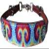 Showman Tie Dye Print Leather Wither Strap view 1