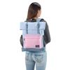 Ivory Ella 16" Rollover Backpack - Blue/Magenta view 3