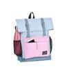 Ivory Ella 16" Rollover Backpack - Blue/Magenta view 4