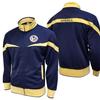 Icon Sports Club America Track Jacket  Officially Licensed Mens Active Sports CA Soccer Football (NAVY - YELLOW STRIPE & RIB, M) view 3