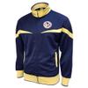 Icon Sports Club America Track Jacket  Officially Licensed Mens Active Sports CA Soccer Football (NAVY - YELLOW STRIPE & RIB, S) view 2