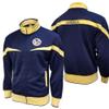 Icon Sports Club America Track Jacket  Officially Licensed Mens Active Sports CA Soccer Football (NAVY - YELLOW STRIPE & RIB, S) view 3