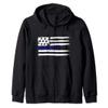 Trump Train 2020 President Election Campaign USA Flag Pride Zip Hoodie view 1