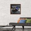 Trends International NFL Baltimore Ravens - Helmet 16 Wall Poster, 14.725" x 22.375", Mahogany Framed Version view 2