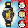 Accutime Kids Pokemon Pikachu Analog Quartz Wrist Watch with Black & Yellow Strap, Cool Inexpensive Gift & Party Favor for Boys, Girls, Adults All Ages (Model: POK9056AZ) view 3