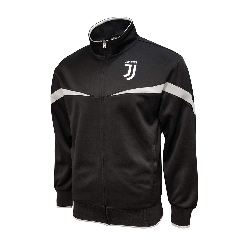 Icon Sports Official Juventus FC Soccer Track Jacket - Unisex Adult - JV40TJ Black XL