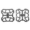 Keenso Clipless Pedal Adapter, 1 Pair Aluminum Alloy Adapter Universal Clipless Pedal Adapters for SPD (Black) view 1