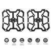 Keenso Clipless Pedal Adapter, 1 Pair Aluminum Alloy Adapter Universal Clipless Pedal Adapters for SPD (Black) view 4