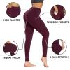 GAYHAY High Waist Yoga Pants with Pockets, Leggings for Women Tummy Control Compression Workout Leggings for Women view 3