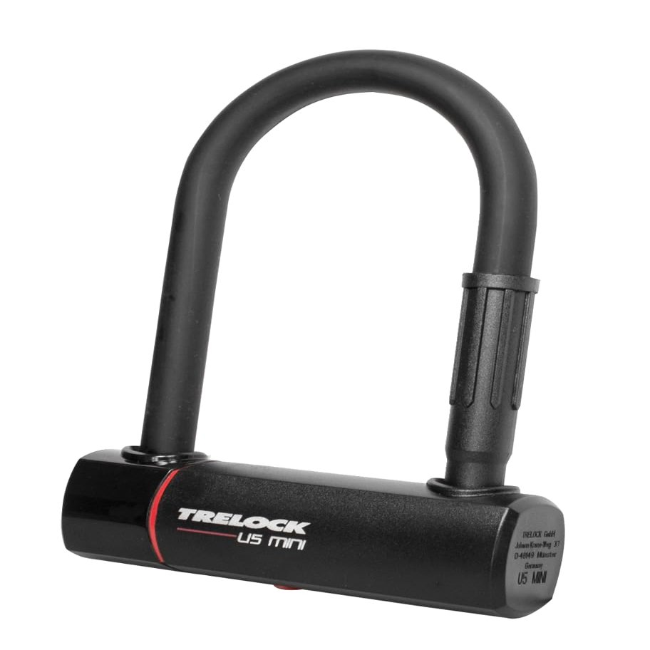 Trelock Unisex Adult's Bgelschloss-2232025911 Shackle Lock, Black, 83-140mm