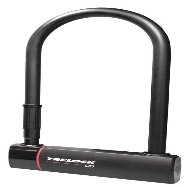 TRELOCK 422131 4016167067509 Steel Arch Lock U6 108x300 Diameter: 16mm, Black, 230 mm