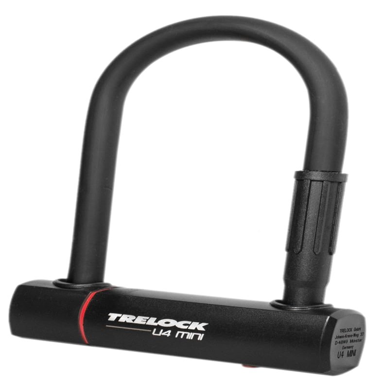 TRELOCK 8005193 4016167067448 Steel Arch Lock U4 83x152 Diameter: 14mm, Black, 150 mm