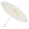 Fydun Chinese Umbrella Parasol White Paper Decorative Umbrella Parasol Wedding Bridal Party Decor Photo Prop DIY Hand Painting Summer Sun Shade view 1