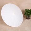 Fydun Chinese Umbrella Parasol White Paper Decorative Umbrella Parasol Wedding Bridal Party Decor Photo Prop DIY Hand Painting Summer Sun Shade view 2