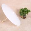 Fydun Chinese Umbrella Parasol White Paper Decorative Umbrella Parasol Wedding Bridal Party Decor Photo Prop DIY Hand Painting Summer Sun Shade view 3