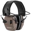 ZOHAN EM054 Electronic Ear Protection for Shooting Range with Sound Amplification Noise Reduction, Ear Muffs for Gun Range (Brown) view 1