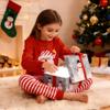 Tphon Girls Christmas Pajamas Toddler Boy Kids Holiday Pajamas Set Santa PJS Winter Sleepwear Children Clothes(Red,11T) view 3