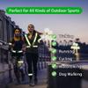 Reflective Vest, Reflective Glow Belt with 2Pack Reflector Armbands, Adjustable Elastic Safety Vest Outdoor Reflective Belt High Visibility, Ultralight & Comfy for Running, Jogging, Walking, Cycling, view 3