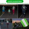 Reflective Vest, Reflective Glow Belt with 2Pack Reflector Armbands, Adjustable Elastic Safety Vest Outdoor Reflective Belt High Visibility, Ultralight & Comfy for Running, Jogging, Walking, Cycling, view 4
