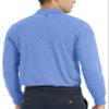 MoFiz Men's Long Sleeve Shirts Quick Dry Men's Polo Shirts Long Sleeve Button Down Mens Shirts Casual with Collar A-Blue view 2