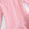 XYSSWW Girl Autumn Winter Party Knitted Long Sweater Dress (Pink, 3T) view 3
